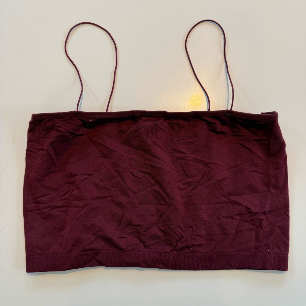 Maroon colored Tube Top SZ SM